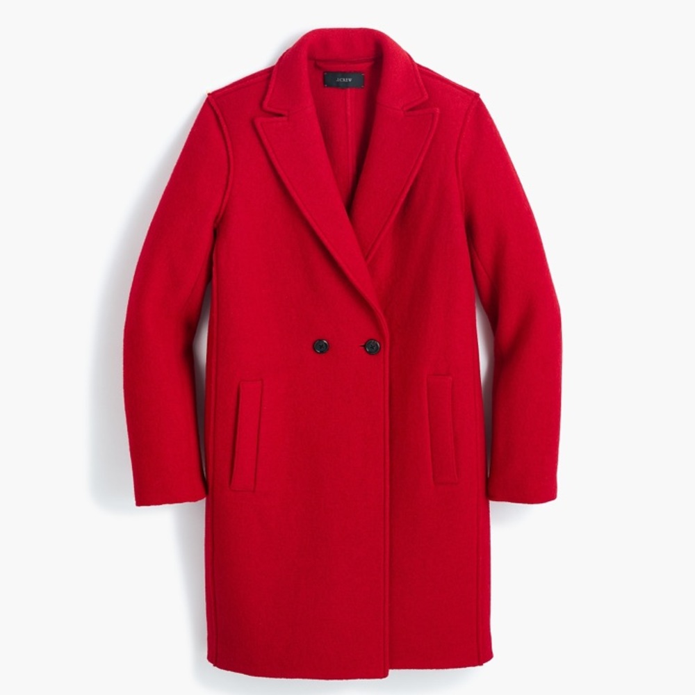 Red Winter Coat from J. Crew